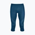 Pantaloni termoattivi da uomo ORTOVOX 120 Comp Blu petrolio chiaro