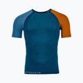 T-shirt termica ORTOVOX 120 Comp Light da uomo blu petrolio 3