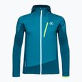 Giacca da trekking da uomo ORTOVOX Ladiz Hybrid blu petrolio