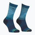 Calze da sci da uomo ORTOVOX All Mountain Mid blu petrolio 7