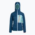 Giacca ibrida da donna ORTOVOX Swisswool Piz Duan blu petrolio