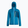 Giacca ibrida da uomo ORTOVOX Swisswool Piz Duan blu montagna