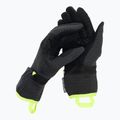 Guanti da paracadutismo da uomo ORTOVOX Fleece Grid Cover nero corvino