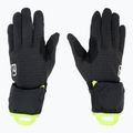 Guanti da paracadutismo da uomo ORTOVOX Fleece Grid Cover nero corvino 3