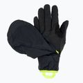 Guanti da paracadutismo da uomo ORTOVOX Fleece Grid Cover nero corvino 7