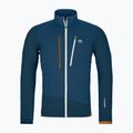 Felpa da uomo ORTOVOX Fleece Grid deep ocean