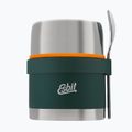 Thermos per alimenti con posate Esbit Stainless Steel Food Jug 500 ml forest green