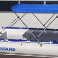 Tettuccio per pontoni Viamare Bimini blu
