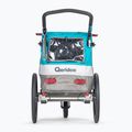 Rimorchio per biciclette Qeridoo Sportrex 1 blu petrolio 4