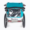 Rimorchio per biciclette Qeridoo Sportrex 1 blu petrolio 5
