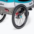 Rimorchio per biciclette Qeridoo Sportrex 1 blu petrolio 6