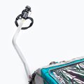 Rimorchio per biciclette Qeridoo Sportrex 1 blu petrolio 7