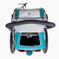 Rimorchio per bicicletta Qeridoo Kidgoo1 blu petrolio 4