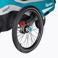 Rimorchio per bicicletta Qeridoo Kidgoo1 blu petrolio 6