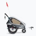 Rimorchio per bicicletta Qeridoo Kidgoo1 Sport grigio antracite 7