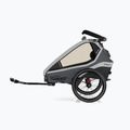 Rimorchio per bicicletta Qeridoo Kidgoo 1 grigio acciaio 2
