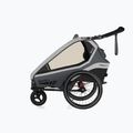 Rimorchio per bicicletta Qeridoo Kidgoo 1 grigio acciaio 3