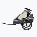 Rimorchio per bicicletta Qeridoo Kidgoo 2 grigio acciaio 2