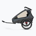 Rimorchio per bicicletta Qeridoo Kidgoo 2 blu/marino scuro