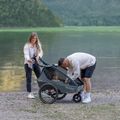 Rimorchio per bicicletta Qeridoo Kidgoo 2 blu/marino scuro 9