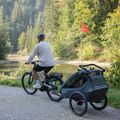 Rimorchio per bicicletta Qeridoo Kidgoo 2 blu/marino scuro 12