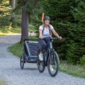 Rimorchio per bicicletta Qeridoo Kidgoo 2 blu/marino scuro 14