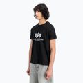 Maglietta Alpha Industries Basic nera da uomo 4