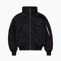 Uomo Alpha Industries MA-1 Bomber con cappuccio nero 6