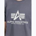 Maglietta Alpha Industries Basic uomo grigio-nero 4