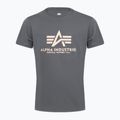 Maglietta Alpha Industries Basic uomo grigio-nero 5