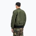 Alpha Industries MA-1 VF 59 Vintage Fit Bomber giacca da uomo verde scuro 3