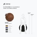 Palla da ginnastica STRYVE Active 70 cm natural brown 5