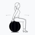STRYVE Active Ball 65 cm grigio chiaro 8