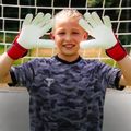 Guanti da portiere per bambini T1TAN Beast 4.0 Jr demon red 3