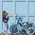 Sella per bicicletta Urban Iki U-212702 blu/blu 8