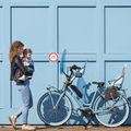 Sella per bicicletta Urban Iki U-213907 blu/blu 9