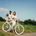 Sella per bicicletta Urban Iki U-me Easyfix beige/marrone 8