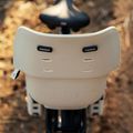 Sella per bicicletta Urban Iki U-me beige/nero 6