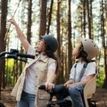 Sella per bicicletta Urban Iki U-me beige/nero 7