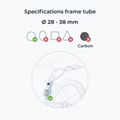 Sella per bicicletta Urban Iki U-me beige/marrone 3