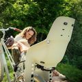 Sella per bicicletta Urban Iki U-me beige/marrone 6