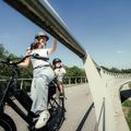 Sella per bicicletta Urban Iki U-me grigio/nero 4