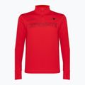 Felpa Descente da uomo Descente 1/4 Zip rosso elettrico