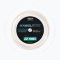 Corda da badminton YONEX Exbolt 63 Set 10 m bianco
