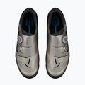 Scarpe da ciclismo MTB da uomo Shimano SH-XC502 argento 5