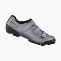 Scarpe da ciclismo MTB da uomo Shimano SH-XC100 argento