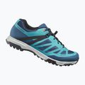 Scarpe da ciclismo con piattaforma da donna Shimano SH-ET500W blu 10