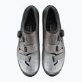 Scarpe da gravel da uomo Shimano SH-RX801 argento 3