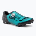 Scarpe da ciclismo MTB da donna Shimano SH-XC502W verde mare