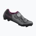 Scarpe da ciclismo MTB da donna Shimano SH-XC502W grigio asfalto